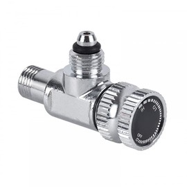 DONGKER Fish Tank CO2 Needle Check Valve,Stainless Steel Microdosing Valve Needle Bubble Counter Fish Tank Accessory