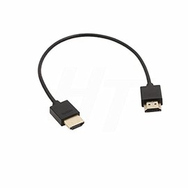 HangTon Thin Soft HDMI to HDMI 2.0 4K Cable for ZCAM E2 Sony FS5 Canon C700 Panasonic GH5 Blackmagic Camera Atomos Ninja V Portkeys Monitor 50 cm