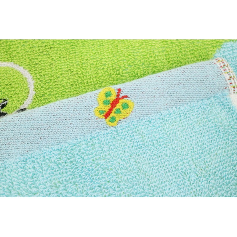 Marushin 4335006000 Face Towel, Bear's School, 13.4 x 31.5 inches
