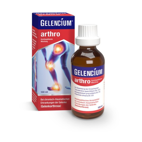 Gelencium Arthro drops: for targeted treatment of joints in osteoarthritis, 100 ml