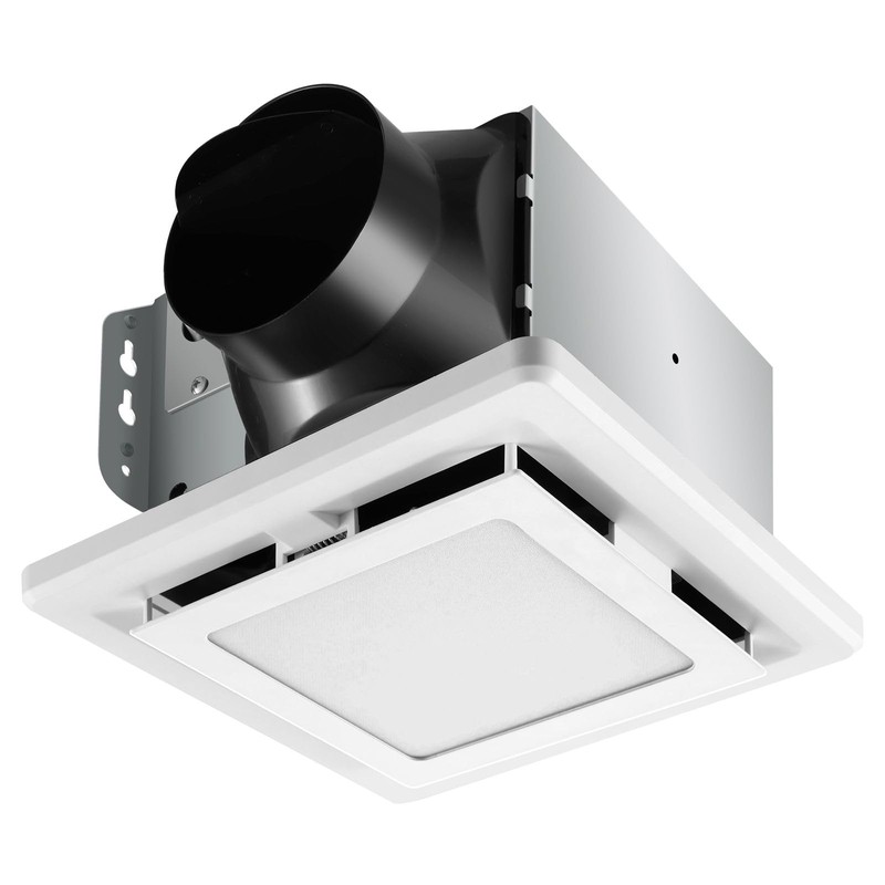 JOEAONZ Bathroom Exhaust Fan with Light 110 CFM Quiet 6500K