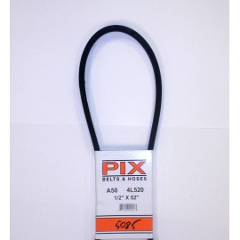 Pix A50 Pix Tiller Belt Compatible With Craftsman 132801  (1/2"x52") 4L520