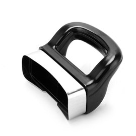 2Pcs Pot Short Side Handles Pot Handle Metal Pressure Pan Handle Ear Replacement Metal Pot Panhandle Short Side Handle for Kitchen Steamer Sauce Pot Black One Size