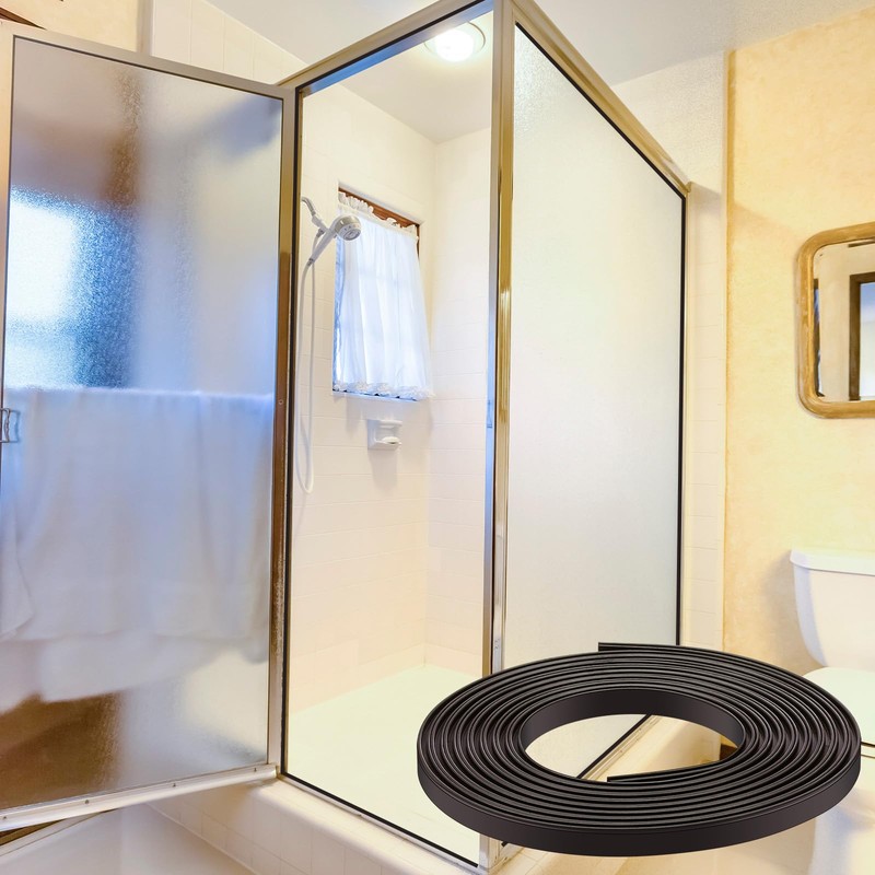 Wonderjune 75 Inch Shower Door Magnetic Strip Replacement Flexible Magnetic