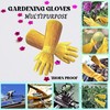 ITC Gauntlet Gardening Gloves Thorn Proof, Heavy Duty Leather Gardening