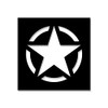 Paint Stencil Sticker Allied Star Stencil Stencil WW2 45 x
