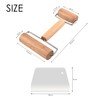 1 Rolling Pin with Two Ends, 1 Dough Cutter, Wooden