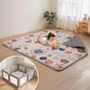 Duwenem Baby Mat for Floor,71x59 Inch Soft Padding Crawling Mat