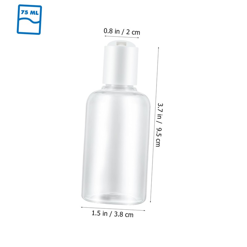 TOVINANNA 12pcs Travel Bottles Refillable Press Bottles for Shampoo Lotion
