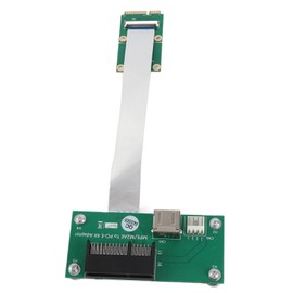 Mini PCIE to PCIE Express 4X USB Adapter Card PCB Mini PCIE to PCIE 4X USB Extension Cord with High Speed FPC Cables and Magnetic Pads