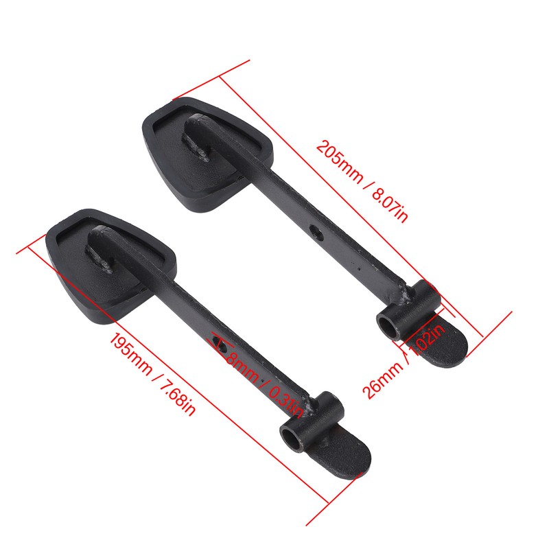 Throttle Brake Pedal Durable Metal Rubber Gas Accelerator Pedal for
