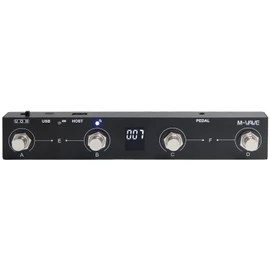 M-VAVE M-VAVE Chocolate Plus Wireless MIDI Foot Controller 4 Buttons BT Rechargeable, APP Control