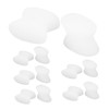 PACKOVE 12Pcs Ergonomic Toe Separators for Overlapping Toes Reusable Foot