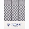 Ross Pack of 3 Cotton Tea Towels Silver 45 x