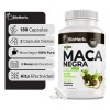 Maca Negra 100 Pura Bioherb 180 Cápsulas Suplemento