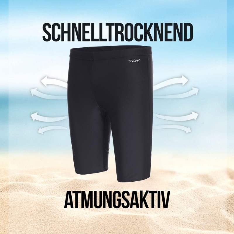 Zagano Adam Lipski - Extremely Durable Long Swimming Trunks Men's