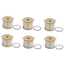 Kel'thuzad (6PCS) Fuel Filter Element 2010SM 2 Microns Fit for RACOR 500FG/FH Diesel Engine Fuel Water Separator Replacement 2 10 30 Micron