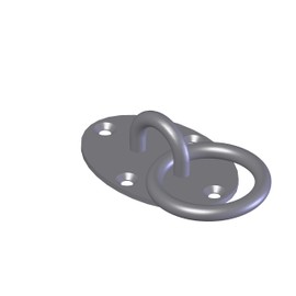 eaglefit - Wall and ceiling bracket made of stainless steel up to 160 kg load capacity - Bracket for sling trainer, punching bag, hammock, swing, hanging seat, hanging chair - Ceiling hook incl.