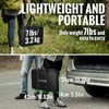 GARLLEN Folding Camping Table 176LBS Capacity, 4 Adjustable Height Roll-up