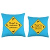 Caution - Fluent in Sentence Enhancers Throw Pillow