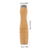 Tofficu 5Pcs Wooden File Handle Ergonomic Design for Files Rasps