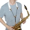 adorence Leather Saxophone Neck Strap - (Ergonomic, Breathable, Metal Swivel