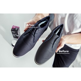 Kaps Shoe Paint for Nubuck & Suede Leather Repair Faded Shoes, Bags and Leather Goods Includes Brush for Applying Many Colours (106 - Dark Brown)