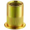 Wensilon Rivet Nut 1/2-13UNC 20Pcs Yellow Zinc Plated Finish Flat