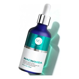 MIST JEWEL Suero facial Niacinamida, Vitamina E y Acido hialurónico tonificador aclarante y protector 50ml | Serum para hombres y mujeres cuidado facial regenerador potente e hidratante