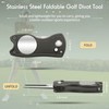 Skylety 4 Pieces Golf Divot Repair Tool with Magnetic Button