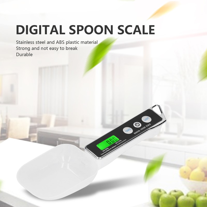 Digital Spoon Scale Household Portable Stainless Steel Kitchen Baking Scale