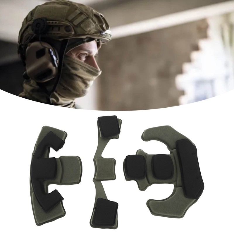 3PCS Memory Foam Pad Protective Sponge Lining Helmet Padding Kit