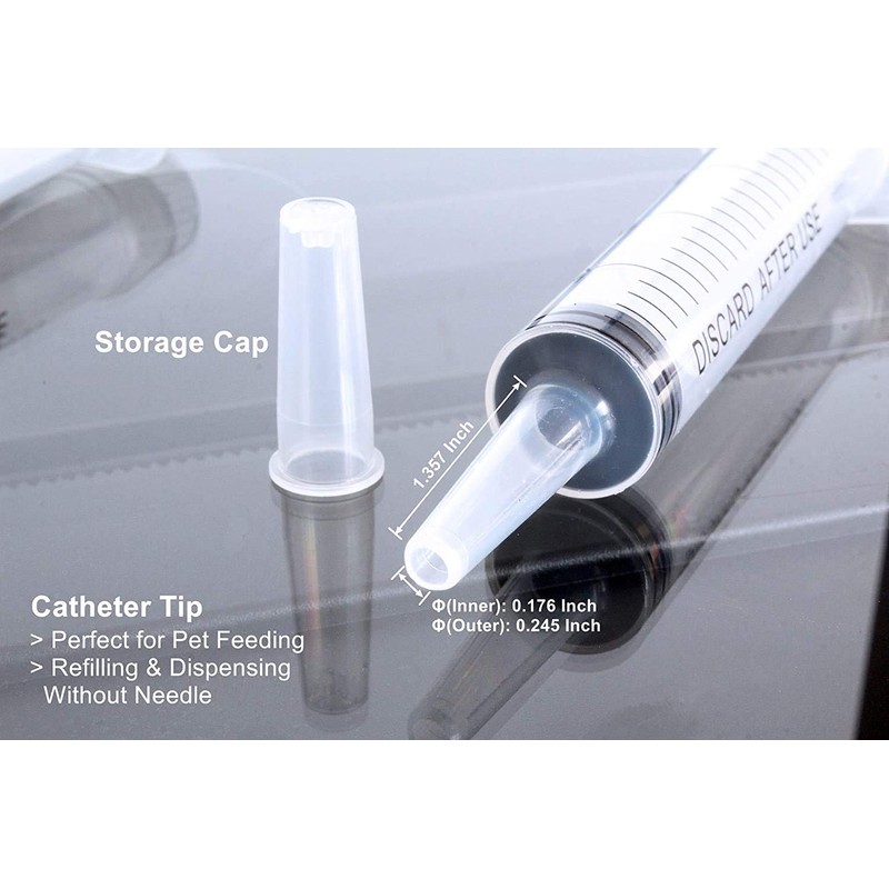 Gebildet 5 x 60 ml disposable syringes, 60 cc kitchen