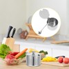 Alipis Compact Condiment Canisters Pots Set Stainless Steel Sugar Bowl