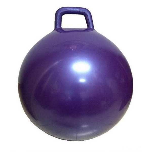 Purple Giant Size Ride on Hop Toy Ball with Handle
