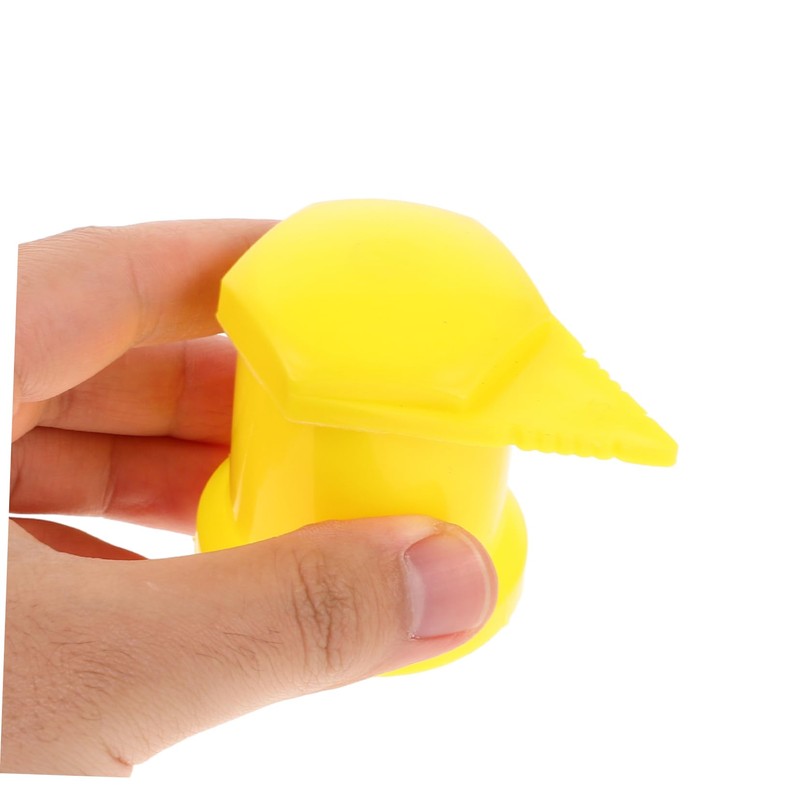 ABOOFAN 8pcs Durable Plastic Wheel Lug Nut Covers Visual Indicator