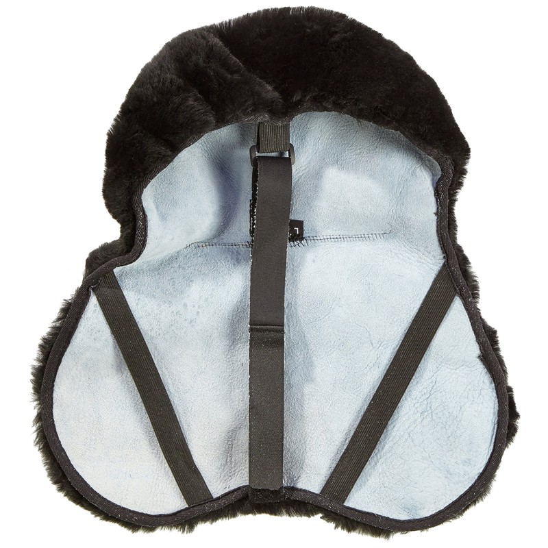 ENGEL GERMANY Sheepskin Seat Saver colour black size L (Sabez