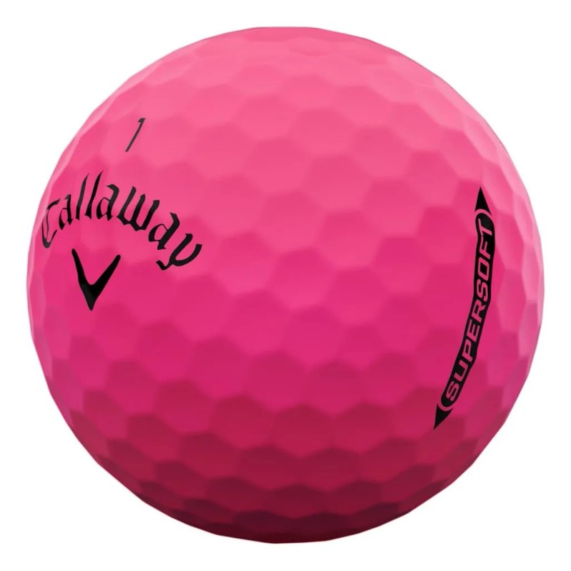 Pelotas De Golf Callaway Supersoft 2025 Rosa