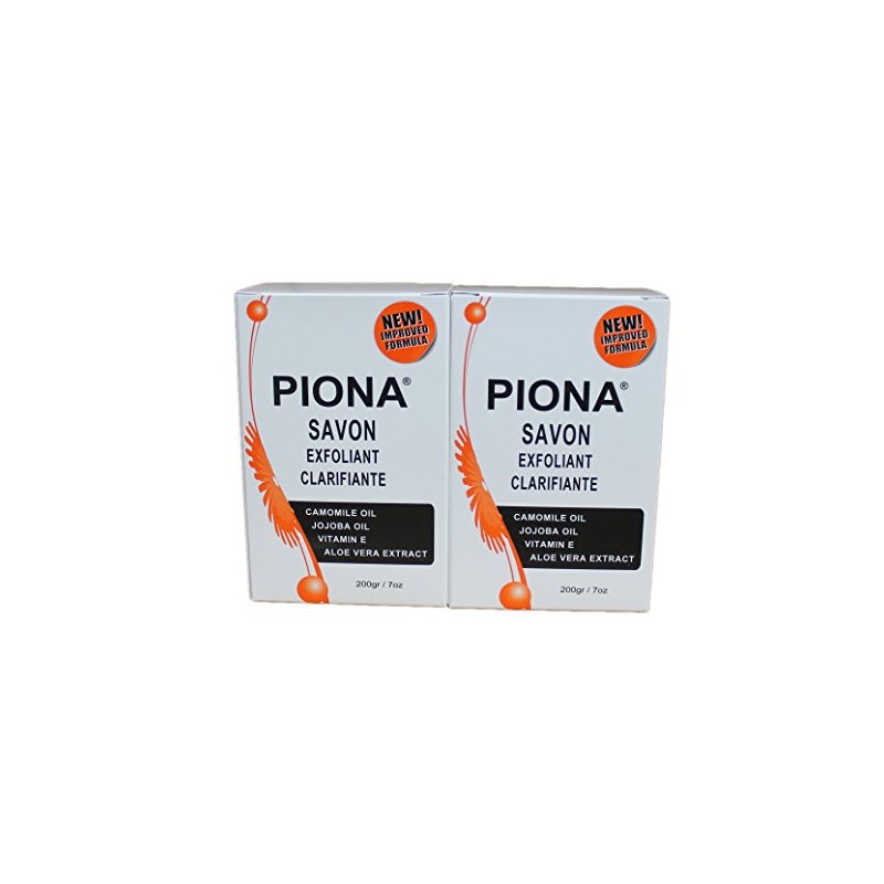 Piona Exfoliating & Brigtening Soap 7oz (2 Pack)