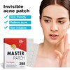 Acne Pimple Patches 288Pcs Translucent Hydrocolloid Pimple Spot Patches Effectively