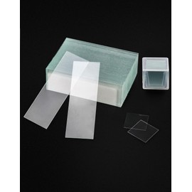 QWORK® 50 PCS microscope slides and 100 PCS cover slips