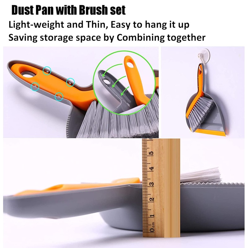 Mini Broom and Dustpan Set - Small Broom and Dustpan