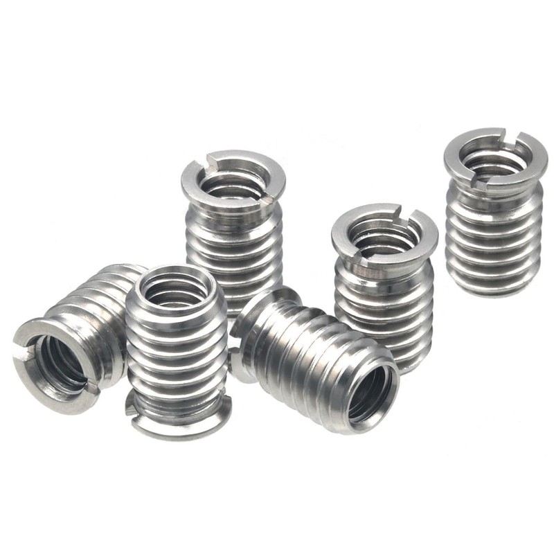 HITHUT Stainless Steel 1/4"-20 Female to 3/8"-16 Male Convert Screw
