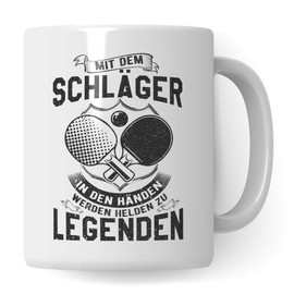 Pagma Druck Table Tennis Cup, Table Tennis Gift Ideas, Coffee Cup for Table Tennis Players, Table Tennis Gift
