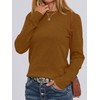 ANRABESS Sweaters for Women Long Sleeve Lightweight Crewneck Soft Basic