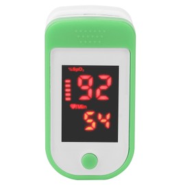 Finger Pulse Oximeter Blood Oxygen Meter Monitor Sensor Fingertip SpO2 Measure Oxygen Saturation MonitorGreen