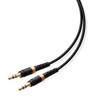 Elecom AX-35MS05BK Audio Cable, 0.5m Auxiliary, 3.5 Male to φ3.5