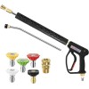 YAMATIC Pressure Washer Gun 5000 PSI Power Washer Extension Wand