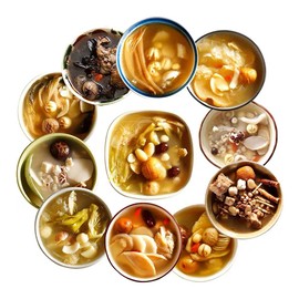 Tonic soup | in clay pot soup Male and female health soup Stewed soup The old fire soup 3.17 oz / 90 g (angelica blood tonic soup)滋补品汤料| 煲汤料 男女性养生汤 炖汤料 老火汤料 90g（当归补血汤）