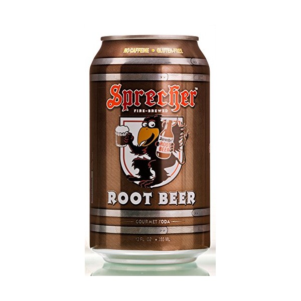 Sprecher Root Beer Can 12 oz (Pack of 6)